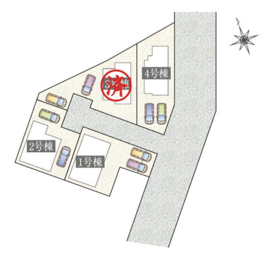 行田市深水町IIの区画図