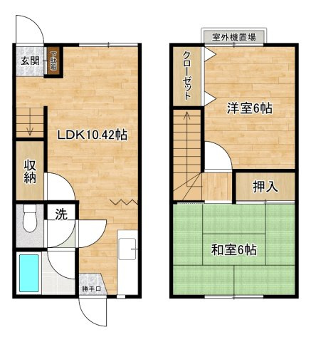 Jハイツの間取り