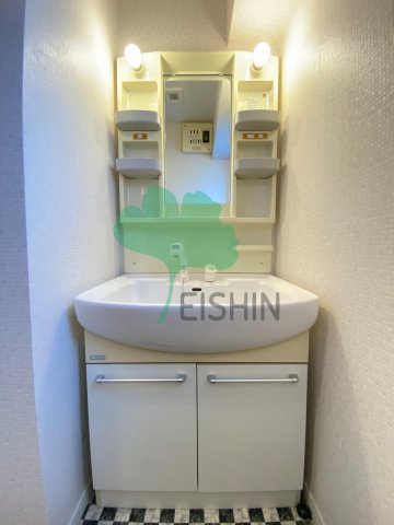 ハイディングプレイス東比恵の洗面所|シンプルで使いやすい洗面台です！