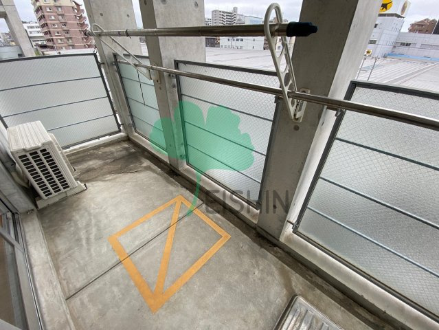 ハイディングプレイス東比恵のバルコニー|日当たりの良いバルコニーです！