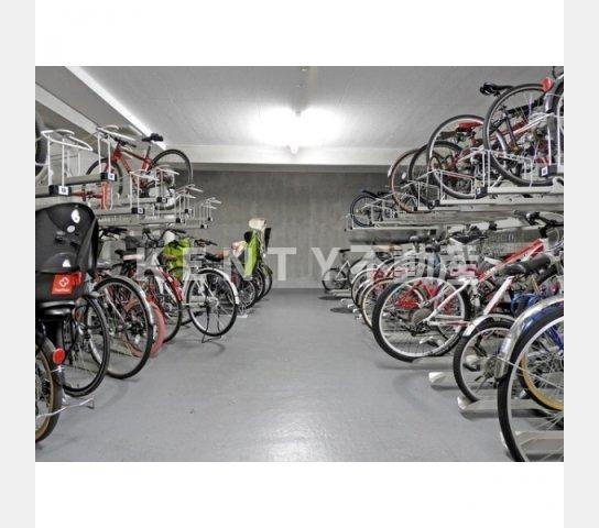 【その他共用部分】 | 戸越銀座プレイス | その他画像屋内自転車置場※登録制（基本1世帯1区画でお願いします。）
