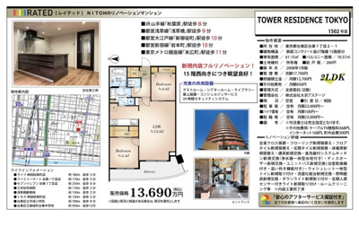 【その他】 | TOWER RESIDENCE TOKYO　仲介手数料無料＋70万円現金プレゼント中