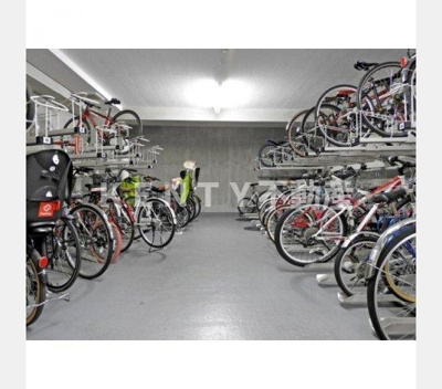 【その他共用部分】 | 戸越銀座プレイス | その他画像屋内自転車置場※登録制（基本1世帯1区画でお願いします。）