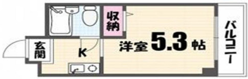 レナジア帝塚山の間取り