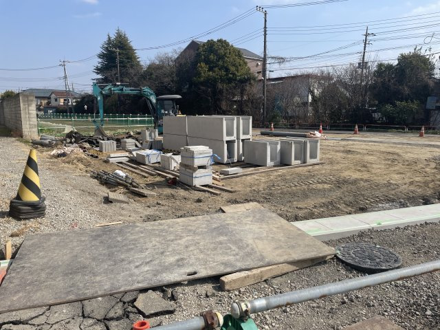 【前面道路含む現地写真】 | 蕨市錦町５丁目土地（仮換地）