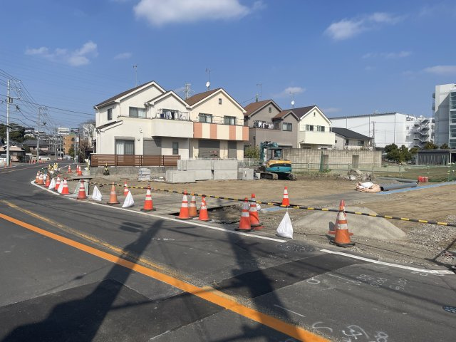 【前面道路含む現地写真】 | 蕨市錦町５丁目土地（仮換地）