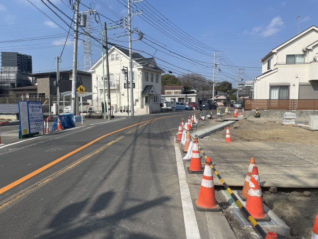 【前面道路含む現地写真】 | 蕨市錦町５丁目土地（仮換地）