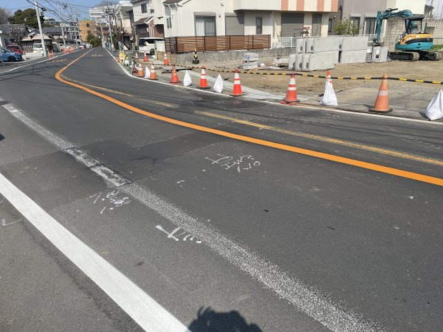 【前面道路含む現地写真】 | 蕨市錦町５丁目土地（仮換地）