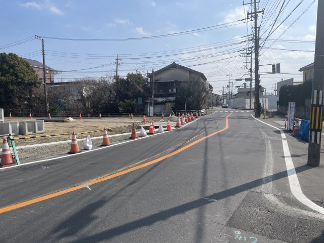 【前面道路含む現地写真】 | 蕨市錦町５丁目土地（仮換地）