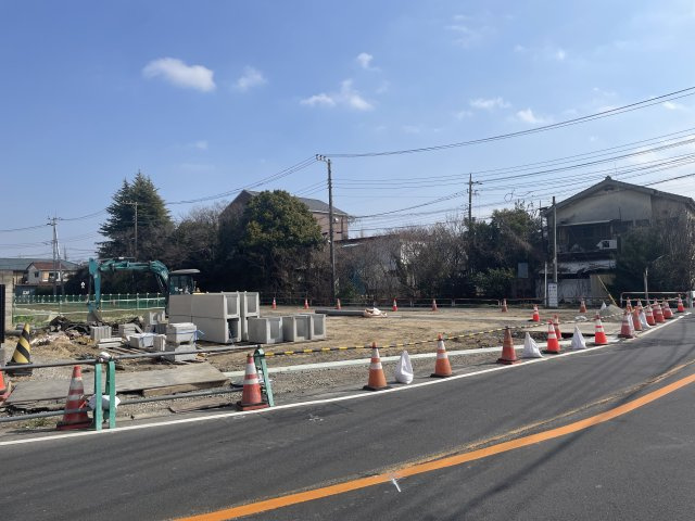 【前面道路含む現地写真】 | 蕨市錦町５丁目土地（仮換地）