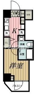 ジェノヴィア西千葉の間取り