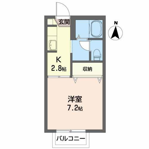 シャトル矢巾の間取り