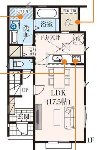【仲介手数料無料】所沢市宮本町全５棟５号棟　所沢市の不動産なら西武ハウジングの間取り