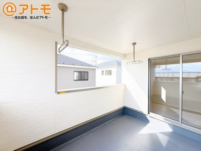 【バルコニー】 | 富士宮市粟倉南町第2　新築戸建て　4号棟
