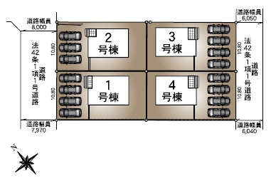 【区画図】 | 富士宮市粟倉南町第2　新築戸建て　4号棟