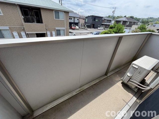 ソシアⅢBのバルコニー