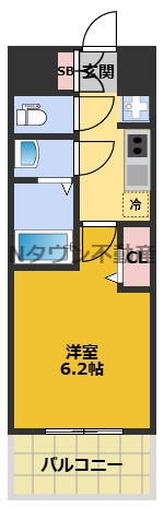 【間取り】 | ディアレイシャス名駅WEST | 間取りです。