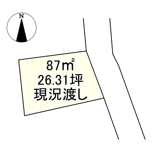 西条市大町964-2　売土地の土地図