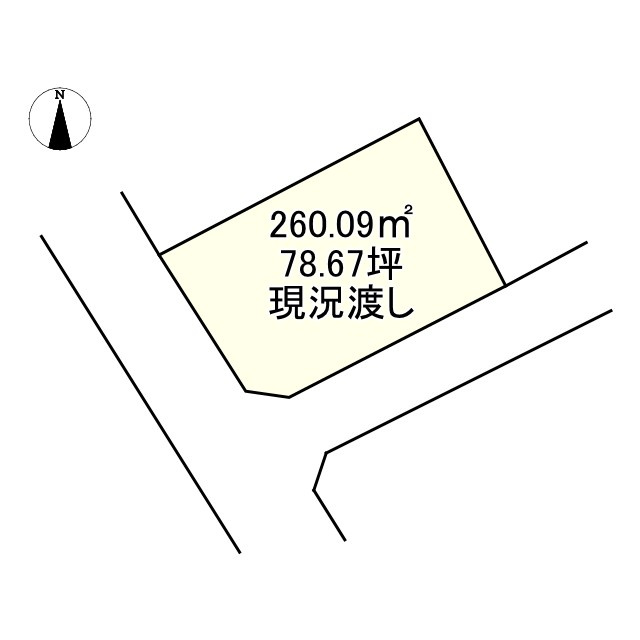 西条市丹原町願連寺254-51　売土地の土地図