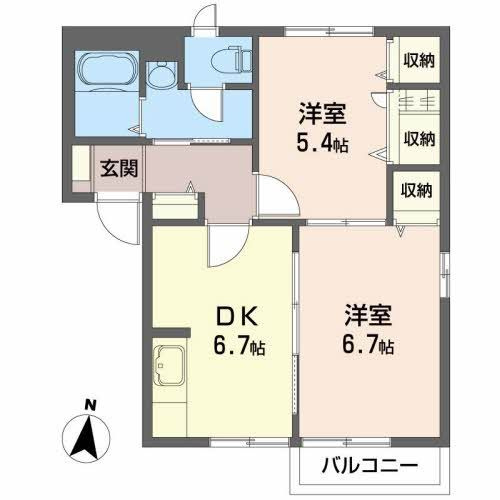 アルビレオ５１の間取り