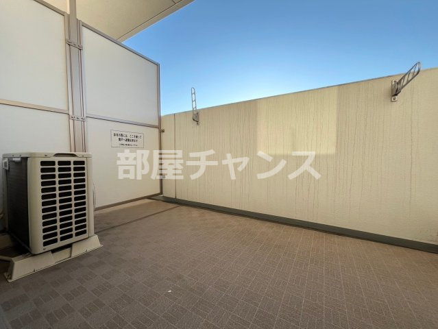 パルティール浅間町のバルコニー