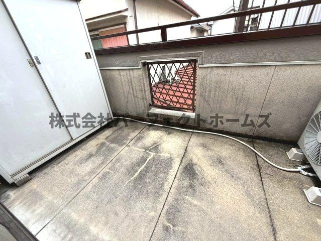 竹の内町戸建　賃貸のバルコニー|広々としたバルコニーです