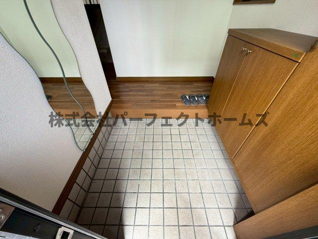 竹の内町戸建　賃貸の玄関|玄関です