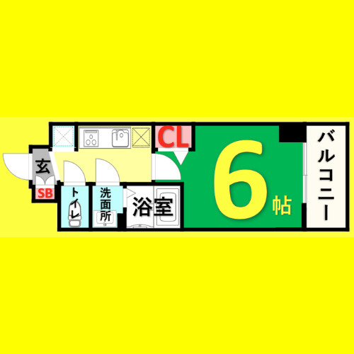 MAXIV名古屋　名古屋市賃貸　仲介手数料無料の間取り