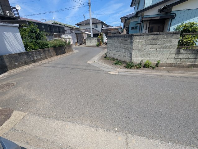 水戸市見川　2期の前面道路含む現地写真|前面道路含む現地写真です