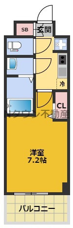 【間取り】 | プレサンス今池駅前フェルディノ | 間取りです。