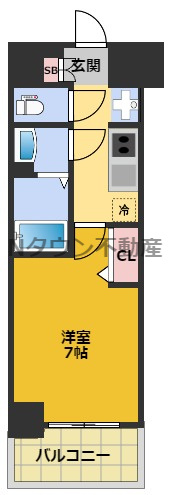 【間取り】 | ディアレイシャス名古屋太閤通Ⅲ | 間取りです。