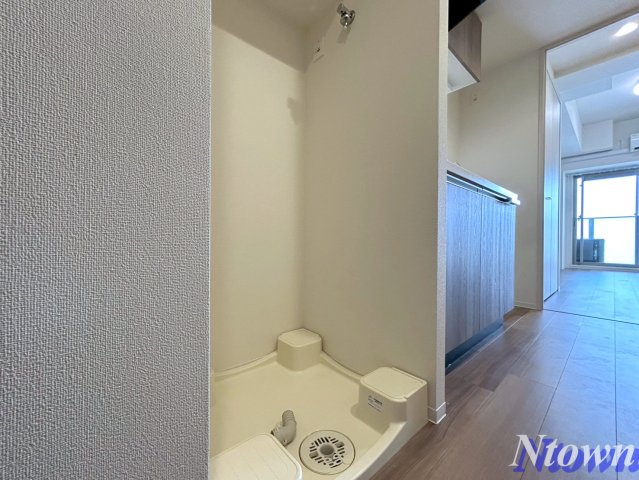 【設備】 | プレサンス今池駅前フェルディノ | 洗濯機置き場です。