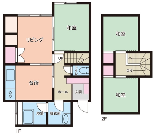 【間取り】 | 上白水6丁目戸建て