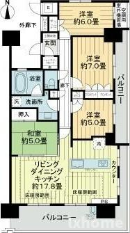 ミリカ・テラス2街区の間取り