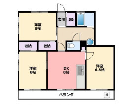 エーシーマンションの間取り