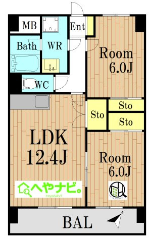 【間取り】 | レージュ原
