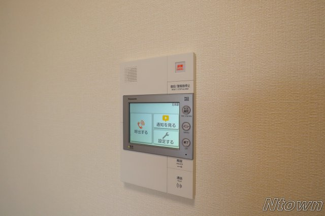 【セキュリティ】 | プレサンス今池駅前フェルディノ | モニター付きインターホンです
