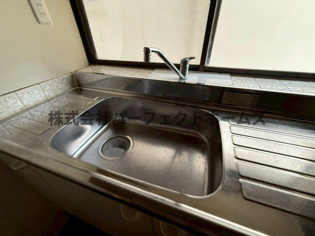 長尾家具町4丁目戸建　賃貸のキッチン|コンパクトなキッチンで掃除もラクラク