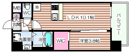 【間取り】 | ソルテラスOSAKA御幣島