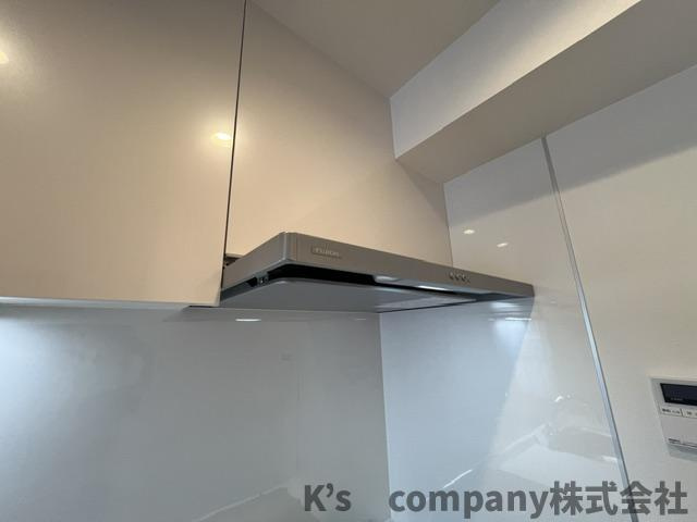 茅ヶ崎市中海岸2丁目　マンション茅ヶ崎のキッチン|レンジフード♪