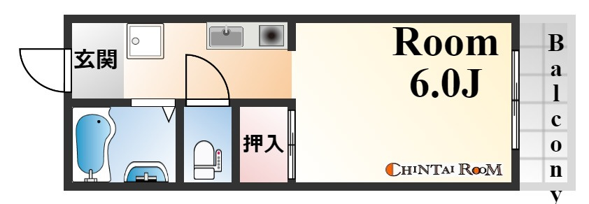 フローラ六甲の間取り