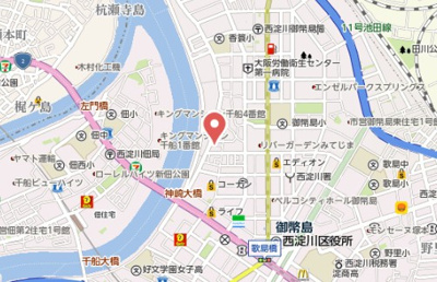 【地図】 | ソルテラスOSAKA御幣島