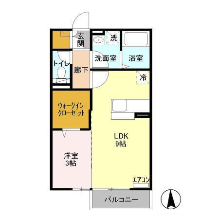 【間取り】 | ベルツリー宮沢