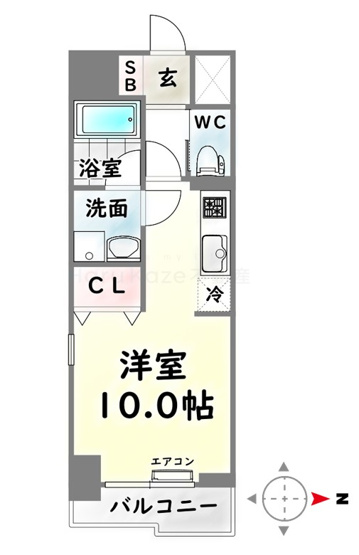 【間取り】 | レジデンスSUN.K【名古屋市賃貸・オートロック】