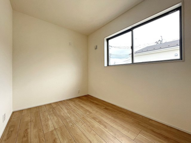 新築戸建・新築建売　郡山市大槻上柵　大槻小・大槻中の洋室|4.5帖の洋室はコンパクトなので空調効率が高く過ごしやすいプライベートルーム！