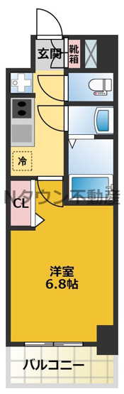 【間取り】 | プレサンスNAGOYA覚王山 | 間取りです