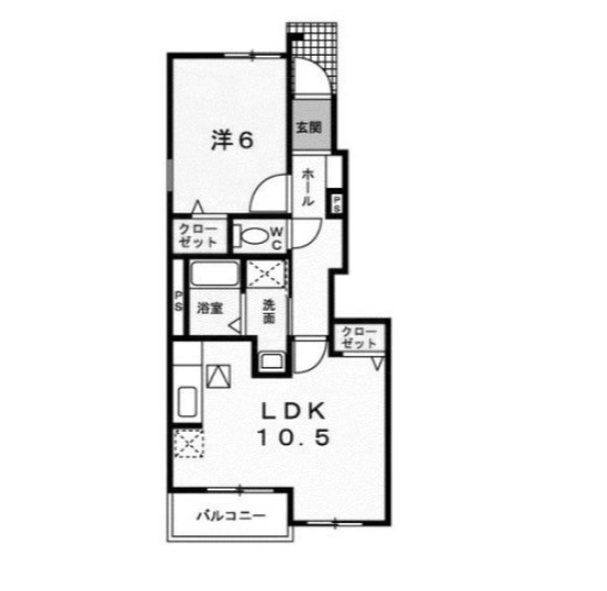 【間取り】 | サイネリアＢ