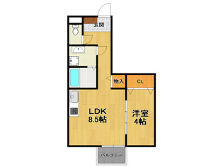 フロント　リバーの間取り