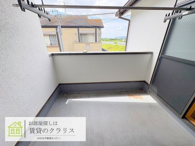 西京極西衣手町59-7貸家のバルコニー
