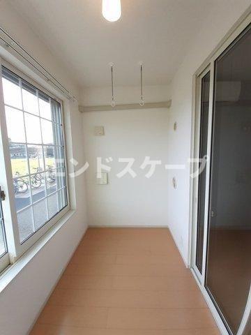 プチテラスⅠのバルコニー|高崎、前橋のお部屋探しはエンドスケープまで！お客様の理想お聞かせ下さい♪